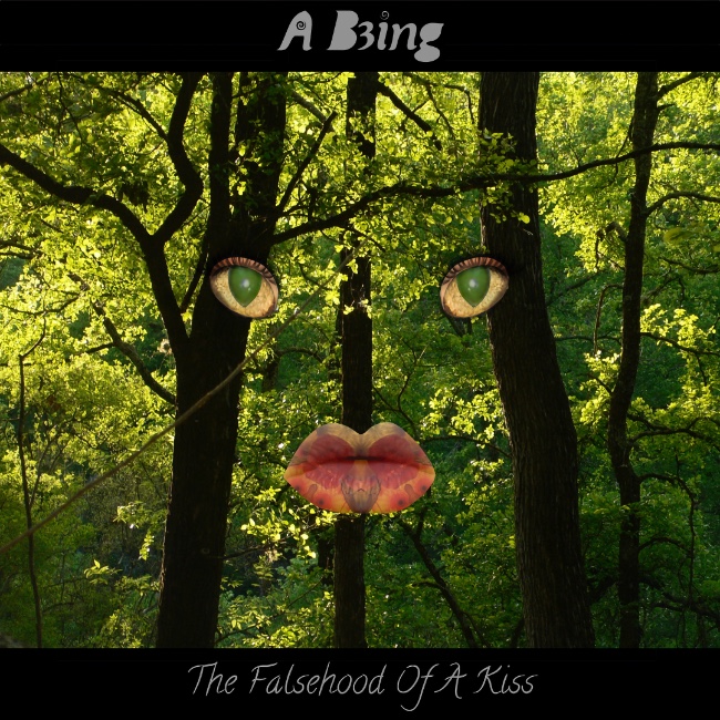 Cover art for the music single 'The Falsehood Of A Kiss' by A B3ing.